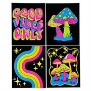 DIAMOND DOTZ - Dotzies Flock Neon Good Vibes - 25 x 20cm